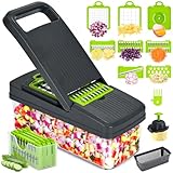 FREMON Gemüseschneider, Multifunktional Mandoline-Pommesschneider &...