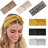 Nayyana® 6 Stück Stirnbänder für Damen, rutschfest, für kurzes Haar, Yoga,...