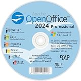 Open Office 2024 Professional Vollversion auf DVD - kompatibel mit Microsoft®...