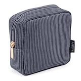 MAGEFY Kleine Make up Tasche für Frauen Mädchen, Reise Cord Kosmetiktasche...