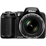 Nikon Coolpix L340 Digitalkamera (20,2 Megapixel, 28-Fach Opt. Zoom, 7,6 cm (3...