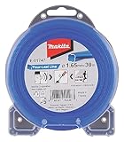 Makita E-01747 Mähfaden Four-Leaf 1,65 mm x 30 m, Trimmerfaden, Nylon, blau,...