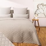 Blumtal Tagesdecke 170x210 cm - Oeko-TEX zertifizierter Bettüberwurf als...