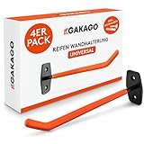 Gakago Reifenhalter Wandhalterung – 4er Felgenhalter Wand Set inkl. Schrauben...