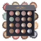 UCANBE Einzigartige Baked Lidschatten Palette, 16 Farben Nudefarbener Eyeshadow...