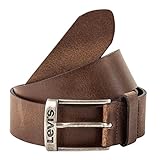 Levi's Herren NEW DUNCAN Gürtel, Braun (Dark Brown), 90