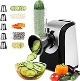 COOCHEER Gemüseschneider Automatisch Gemüseshobel，5 in 1 Multifunktional...