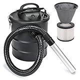 Sellnet Aschesauger 1200W Kaminsauger 15L Blasfunktion DUAL Filter System...