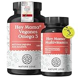 NATURE LOVE® Hey Mama Schwangerschaftsvitamine - von Kinderwunsch bis Stillzeit...
