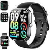 Smartwatch Herren Damen, 1.91'HD Smart Watch mit Telefonfunktion, 110+ Sportmodi...