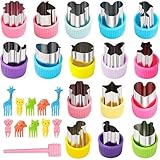 Gemüse Obst Ausstecher, 27 Stück Edelstahl Ausstechformen Obst Ausstecher...