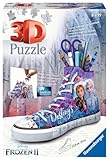 Ravensburger 3D Puzzle 12121 Sneaker Disney Frozen 2 - Praktischer Stiftehalter...