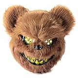 UNOLIGA Halloween Maske Horror Bärenmaske, Gruselige Halloween Maske für...