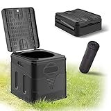 HANDSONIC Campingtoilette,Camping Toiletten,Trockentoilette,Campingtoilette Ohne...