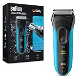 Braun Series 3 ProSkin Elektrorasierer mit Präzisionstrimmer, Rasierer Herren...