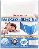 TEXTILHAUSE - Wasserdicht Matratzenschoner 200 x 200 cm | Inkontinenzauflage...