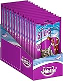 WHISKAS® Sticks Packung Reich an Lachs 14 x 6 x 6g