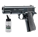 Set: Softair Pistole 19Eleven Vollmetall 0,5 Jule 6 mm BB Federdruck Softair +...