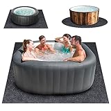 254 x 254 cm große Whirlpool-Matte, extra große aufblasbare Whirlpool-Pad für...