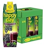 Rauch Happy Day Schwarze Johannisbeere | herb und aromtisch | mit viel Vitamin C...