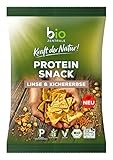 biozentrale Protein Snack Linse & Kichererbse, 8 x 50 g, vegan & glutenfrei,...