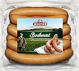 Bockwurst frisch | traditionelles Würstchen geräuchert | Bockwürste im...