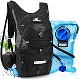 Expansea Trinkrucksack mit Trinkblase 3L BPA-Frei, Wasserdichter...