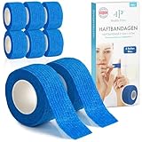 Health Press® Fingerpflaster Selbsthaftend – 8x Pflaster Rolle (2,5cm x 4,5m)...