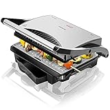 Cecotec Rock´n Grill 1000 W. Elektrischer Grill, RockStone...
