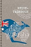 Reisetagebuch: Australien Reise Tagebuch punktiert zum Selberschreiben ca. A5 -...