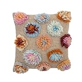 Bloomingville Somma Kissen, Blue, Wolle, L50xB50 cm