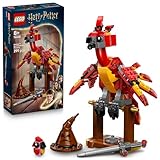 LEGO Harry Potter Fawkes: Dumbledores Phönix-Spielzeug mit Sprechenden Hut,...