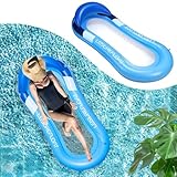 Aufblasbare Wasserhängematte, Aufblasbare Schwimmbett mit Mesh, Floating Lounge...