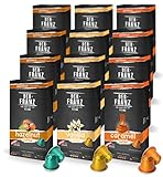 Nespresso kompatible Kaffee Kapseln (40xHaselnuss, 40xVanille, 40xKaramel Pack),...