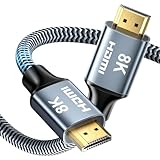 CABNEER 8K HDMI 2.1 Kabel 4m, HDMI Kabel Hoch Geschwindig 48Gbps 8K@60Hz...