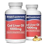 Reines Lebertran 1000mg | Unterstützt Herz, Gehirn, Sehkraft & Immunität |...