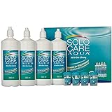 Solocare Aqua Pflegemittel Systempack (4 x 360ml) für weiche Kontaktlinsen