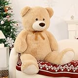 MorisMos weich riesen Teddy teddys XXL Kuscheltier, 130cm Apricot bär groß...