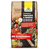 Neudorff NeudoHum Tomaten- & GemüseErde – Torffreie Bio-Erde mit Extra-Kalium...