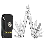 LEATHERMAN - Rebar, kompaktes Multi-Tool mit 17 wichtigen Werkzeugen, aus...