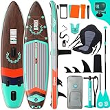 Niphean (Extra Groß) Stand Up Paddling Board, SUP für 2+1 Personen/Familien,...