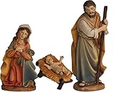 Heilige Familie 3tlg. Höhe 7cm, handbemalen