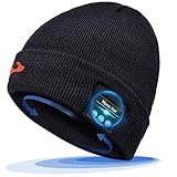 Mütze mit Bluetooth Kopfhörer Geschenke für Frauen und Männer - Bluetooth...