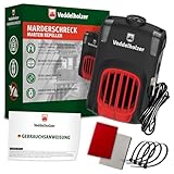Veddelholzer Marderabwehr mit USB Stecker Ultraschall & LED Blitzlichter für...