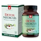 SwissMedicus DetoxMedicus - Reinigung des Organismus - 120 Vegan Kapseln mit...