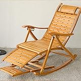 Zero Gravity Lounge Chair, übergroßer Holzschaukelstuhl, faltbarer...