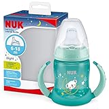 NUK First Choice Trinklernbecher Night | 150ml | Leuchtet zum einfachen Finden...
