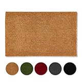 Carpido rutschfeste Kokosmatte - 40 x 60 cm Natur - Nachhaltige Naturfaser für...