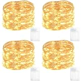 Lichterkette Batterie,Led Lichterkette,4 Stück 5M 50er Micro LED...