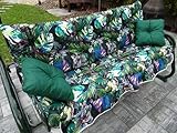 Jacek Schaukelkissen 175x55cm | Schaukelkissen-Set 4-teilig | Bankkissen |...